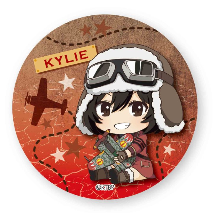 Kouya no Kotobuki Hikoutai GyuGyutto Can Badge Kirie