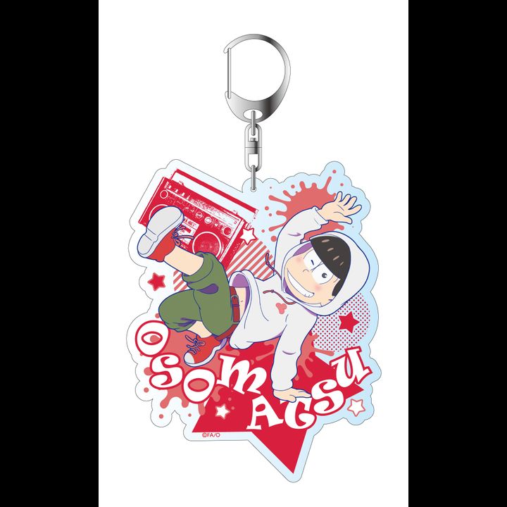 Osomatsu-san MATSUNO BROTHERS DANCING!!! Deka Key Chain Osomatsu