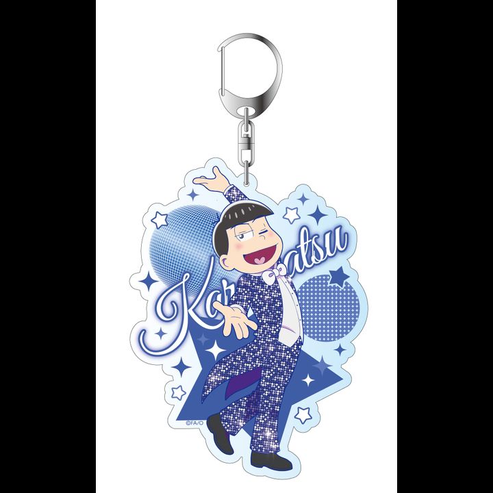 Osomatsu-san MATSUNO BROTHERS DANCING!!! Deka Key Chain Karamatsu