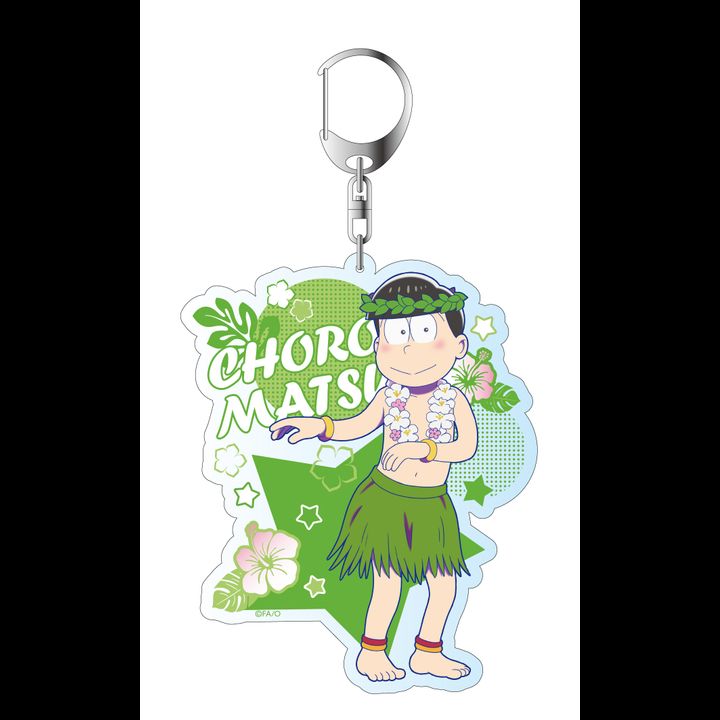 Osomatsu-san MATSUNO BROTHERS DANCING!!! Deka Key Chain Choromatsu