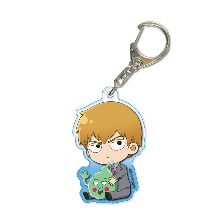 Mob Psycho 100 II GyuGyutto Acrylic Key Chain Reigen Arataka