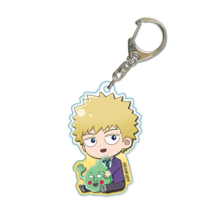 Mob Psycho 100 II GyuGyutto Acrylic Key Chain Hanazawa Teruki
