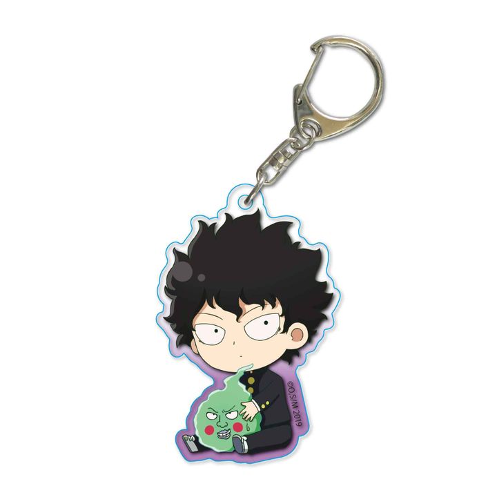 Mob Psycho 100 II GyuGyutto Acrylic Key Chain Kageyama Shigeo 100%