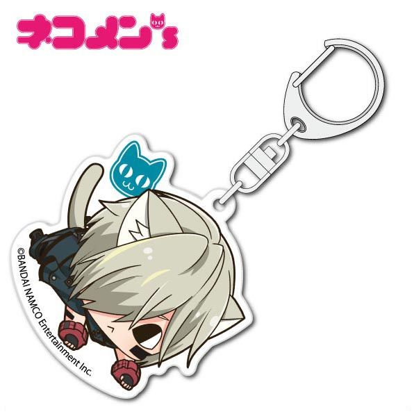 God Eater 3 Nekomens Acrylic Key Chain Male Protagonist