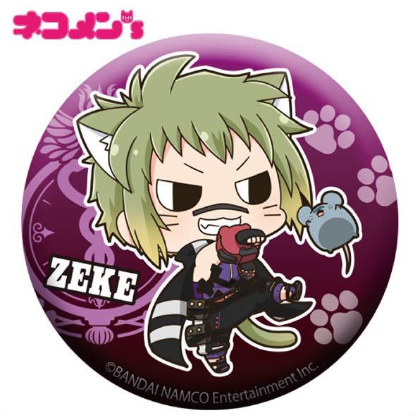 God Eater 3 Nekomens 54mm Can Badge Zeke Pennywort