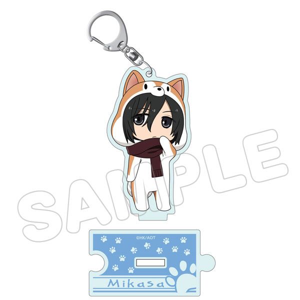 Attack on Titan Animalkko Acrylic Key Chain Mikasa
