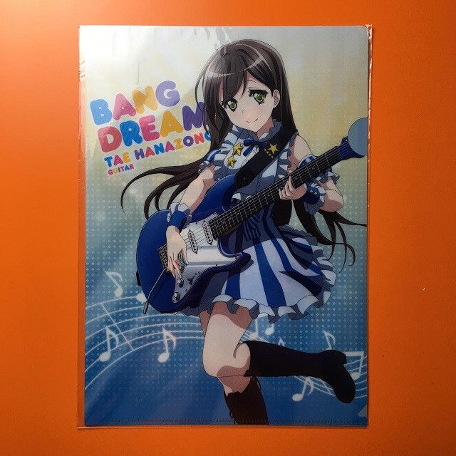 Bang Dream! x Lawson Collaboration Clear File Tae Hanazono