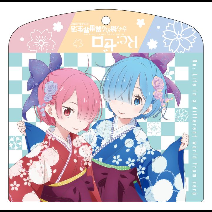 Re:Zero kara Hajimeru Isekai Seikatsu Flat Case Rem & Ram