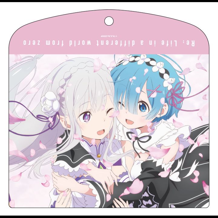 Re:Zero kara Hajimeru Isekai Seikatsu Flat Case Emilia & Rem