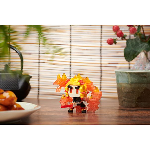 Rengoku Kyojuro Mini Size Block Vol. 3 (7x7cm) - Kimetsu no Yaiba x ...