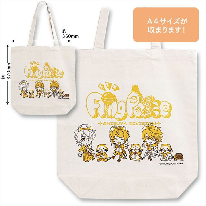 Hypnosismic x Rascal the Raccoon Canvas Tote Bag Fling Posse