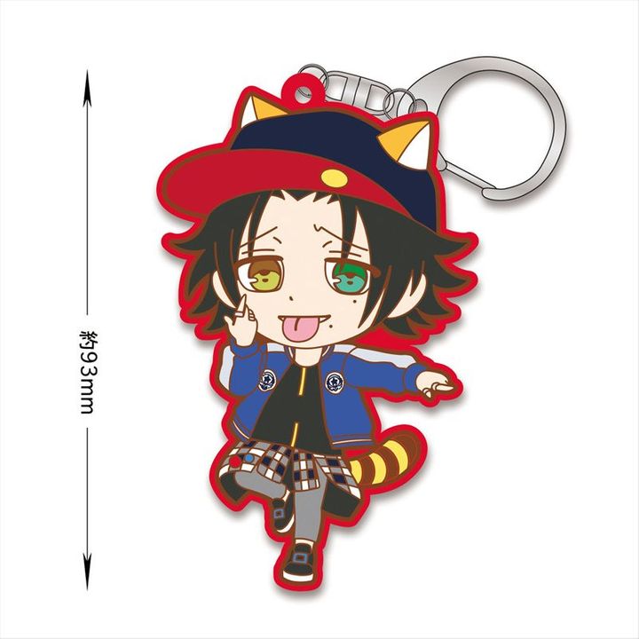 Hypnosismic x Rascal the Raccoon Rubber Key Chain Yamada Jiro
