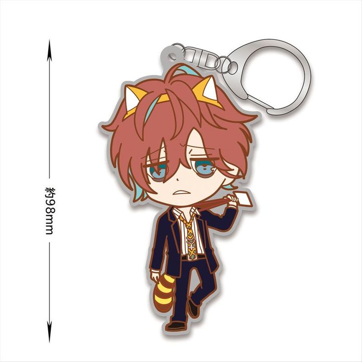 Hypnosismic x Rascal the Raccoon Rubber Key Chain Kannonzaka Doppo