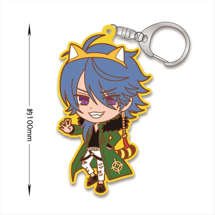Hypnosismic x Rascal the Raccoon Rubber Key Chain Arisugawa Dice