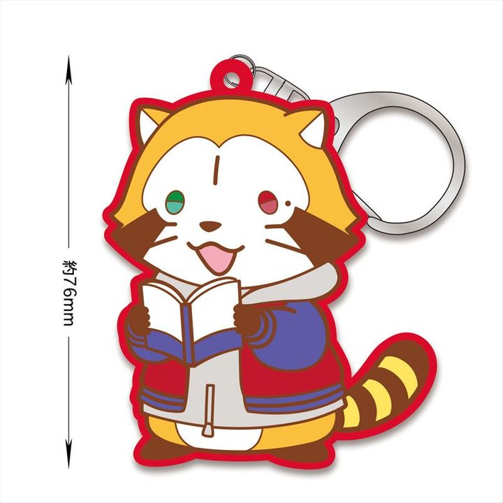 Hypnosismic x Rascal the Raccoon Rubber Key Chain Ichiro Rascal