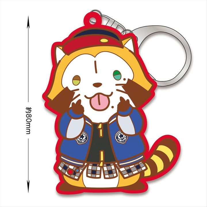 Hypnosismic x Rascal the Raccoon Rubber Key Chain Jiro Rascal