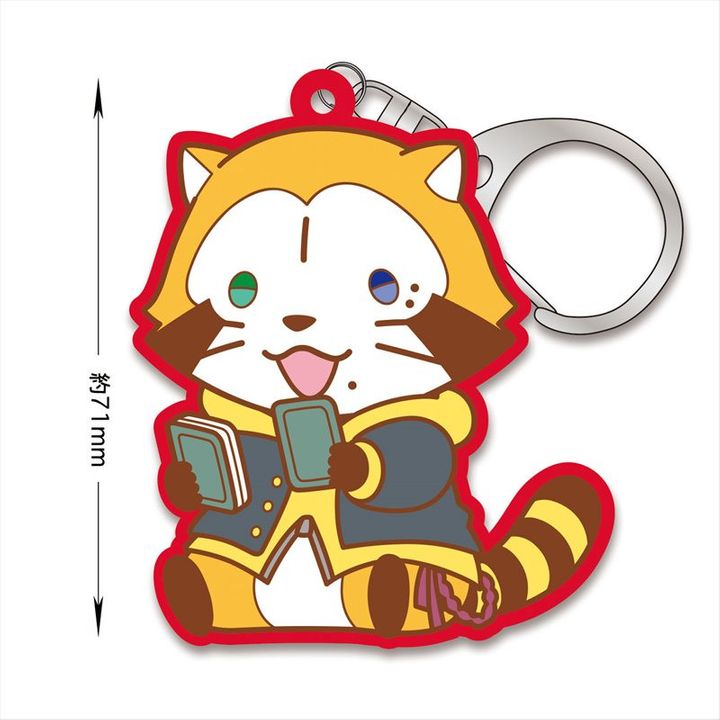 Hypnosismic x Rascal the Raccoon Rubber Key Chain Saburo Rascal