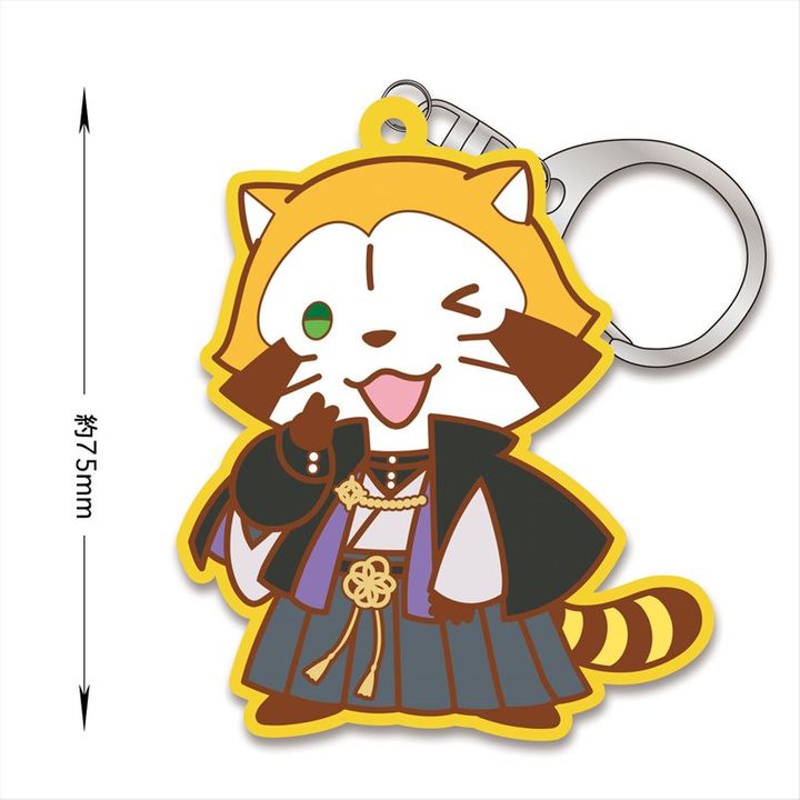 Hypnosismic x Rascal the Raccoon Rubber Key Chain Gentaro Rascal