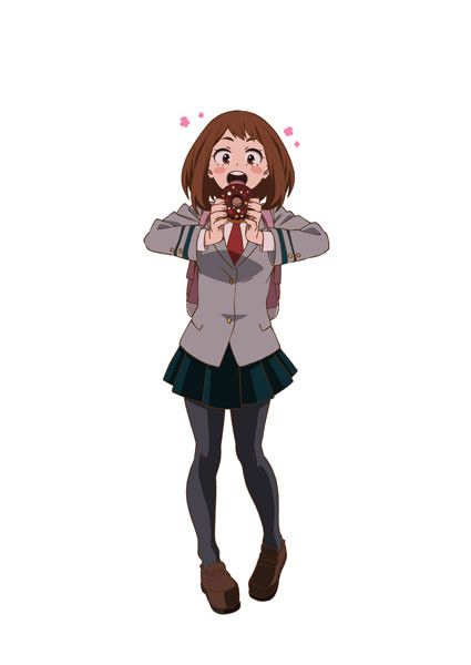 My Hero Academia Clear File Donuts Uraraka