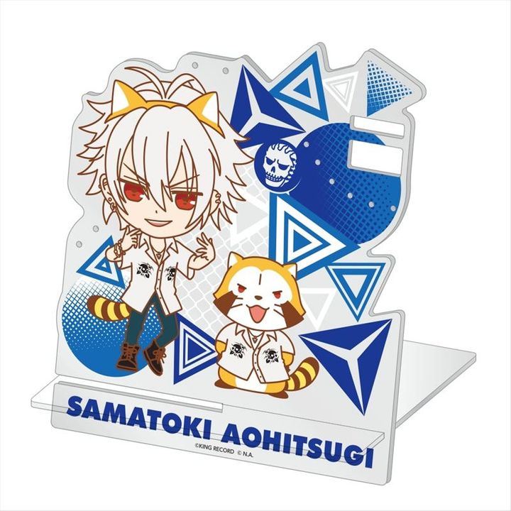 Hypnosismic x Rascal the Raccoon Acrylic Accessory Stand Aohitsugi Samatoki Ver. (13 x 15cm)