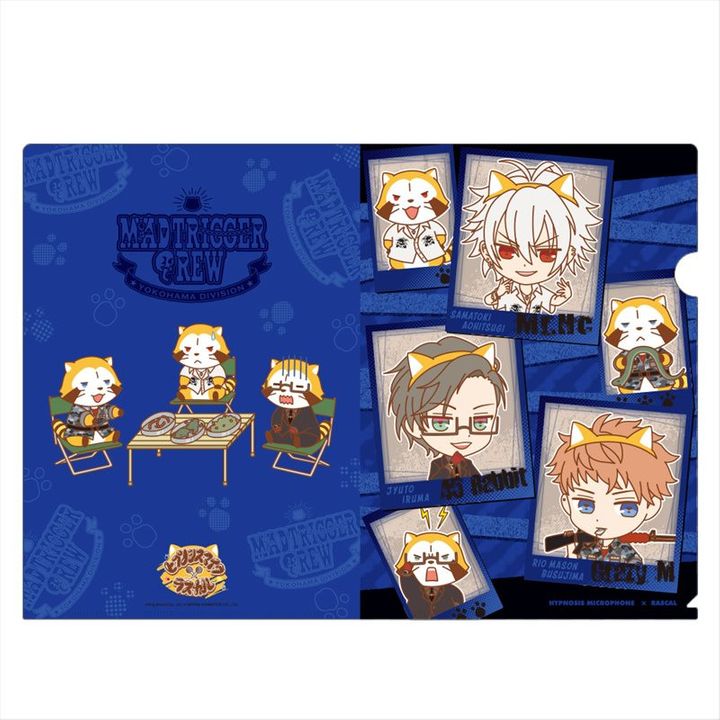 Hypnosismic x Rascal the Raccoon Clear File MAD TRIGGER CREW Ver.