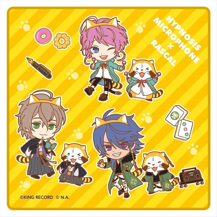 Hypnosismic x Rascal the Raccoon Hand Towel Fling Posse Ver. (20cm)