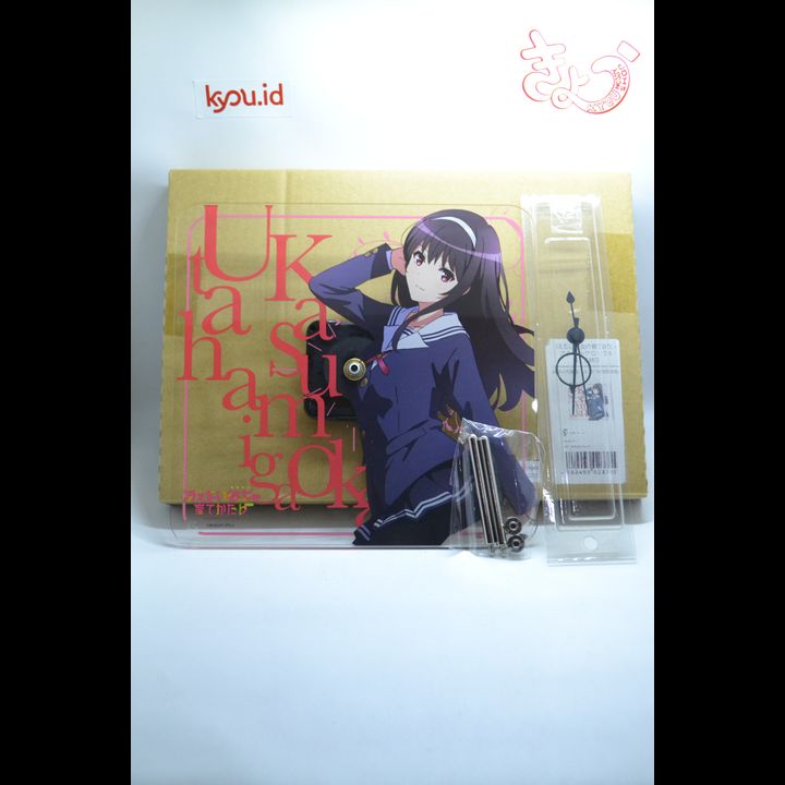 Acrylic Clock Saekano - Kasumigaoka Utaha (20 x 19cm)