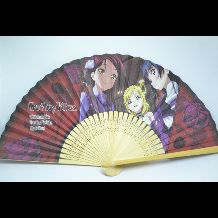 Love Live! Sunshine!! HAPPY PARTY TRAIN 2nd Live! Folding Fan - Guilty Kiss