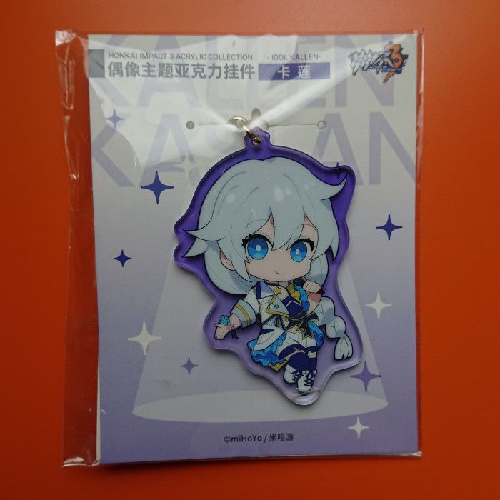 Kallen Kaslana Idol Ver. Acrylic Keychain Honkai Impact 3