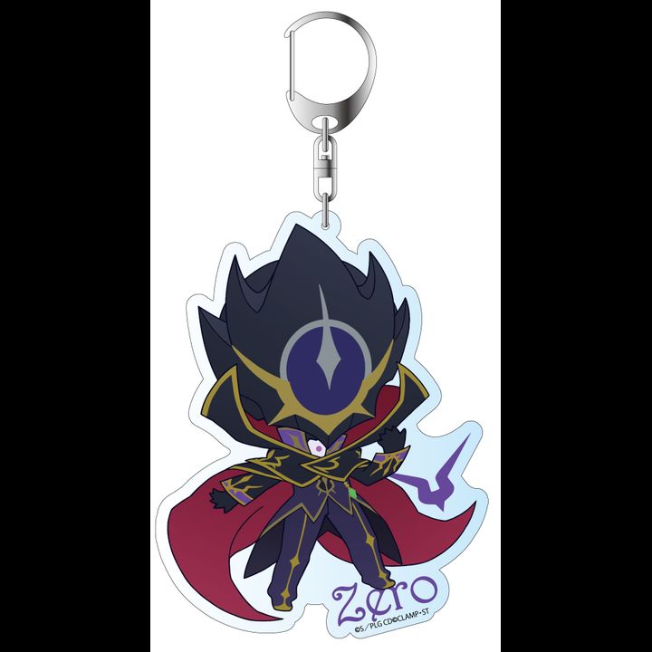 Code Geass Lelouch of the Re;Surrection Deka Key Chain Puni Chara Zero