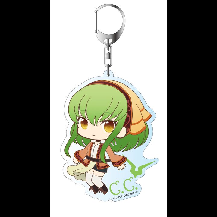 Code Geass Lelouch of the Re;Surrection Deka Key Chain Puni Chara C.C.
