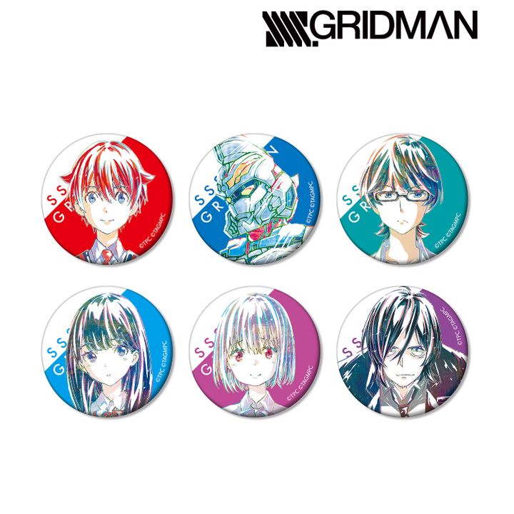SSSS.Gridman Trading Ani-Art Can Badge [SET OF 6]