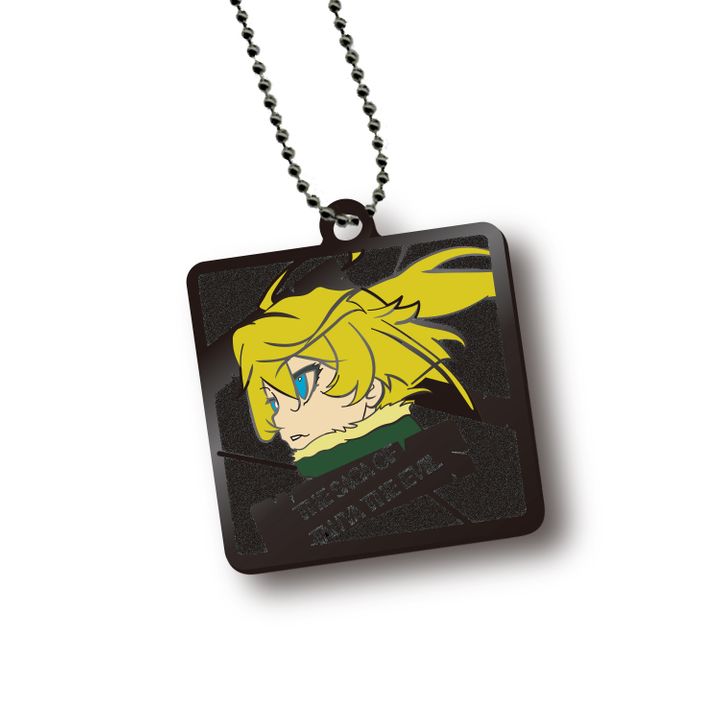 Saga of Tanya the Evil Metal Key Chain Tanya A