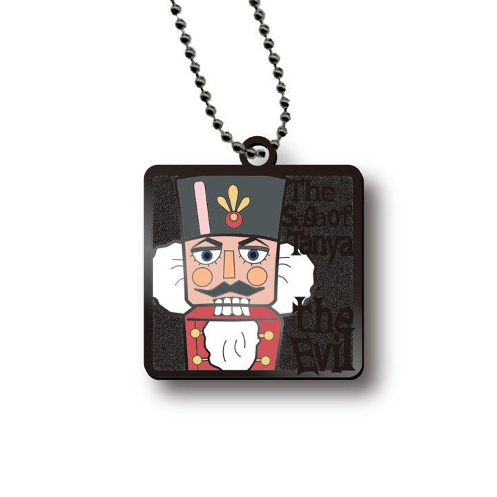 Saga of Tanya the Evil Metal Key Chain Being X