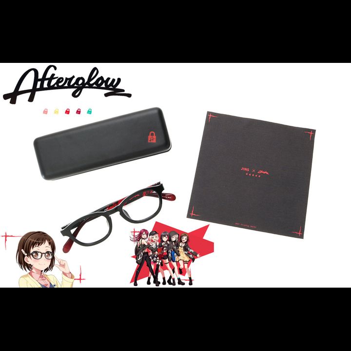 Bundle! Girls band party! × JINS collaboration Eyeglasses Afterglow