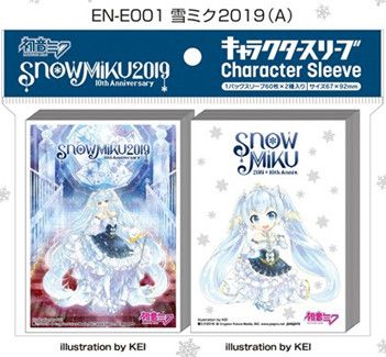 Character Sleeve  Hatsune Miku  Snow Miku 2019 Snow Miku 2019 A EN-E001