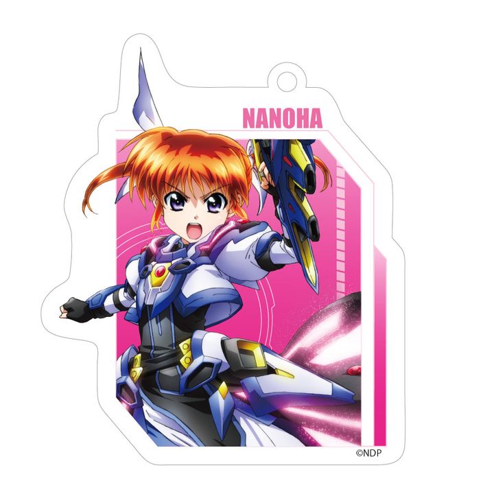 Magical Girl Lyrical Nanoha Detonation Acrylic Key Chain Takamachi Nanoha
