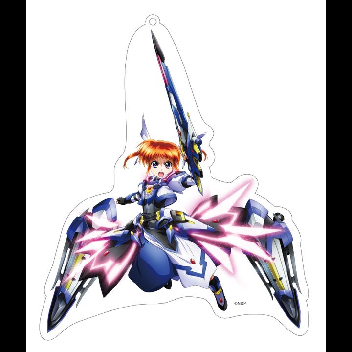 Magical Girl Lyrical Nanoha Detonation Big Acrylic Key Chain Takamachi Nanoha
