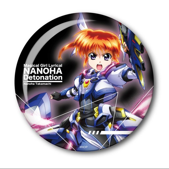 Magical Girl Lyrical Nanoha Detonation Can Badge Takamachi Nanoha