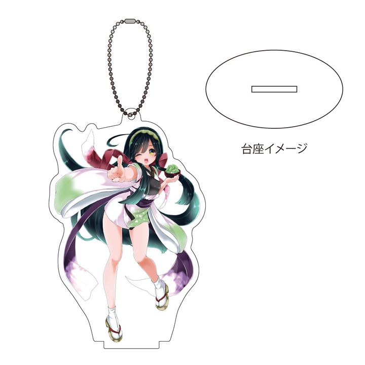 Acrylic Stand Key Chain Tohoku Zunko 01 Tohoku Zunko