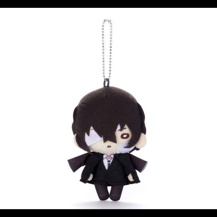 Nitotan Bungou Stray Dogs DEAD APPLE Plush with Ball Chain Dazai Osamu Kuro no Jidai (12cm)