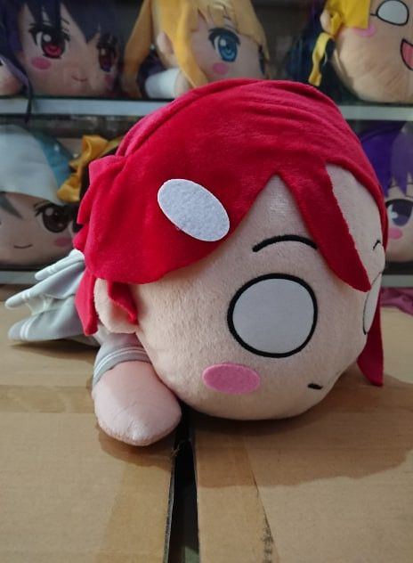 Mega Jumbo Nesoberi Plush Sakurauchi Riko - Uniform ver. (40X22cm)