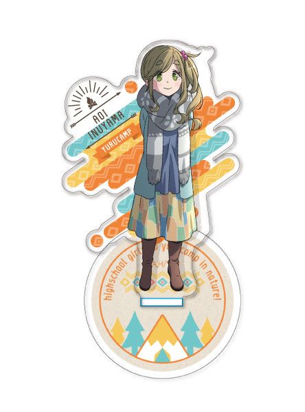 Yurucamp Acrylic Stand Inuyama Aoi (8cm)