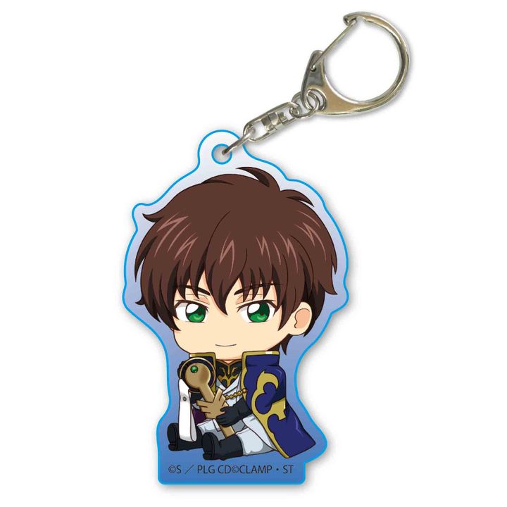 Code Geass Lelouch of the Rebellion GyuGyutto Acrylic Key Chain Kururugi Suzaku