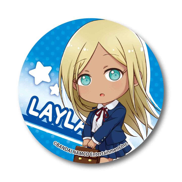 The Idolmaster Cinderella Girls TEKUTOKO Can Badge Part. 2 Layla