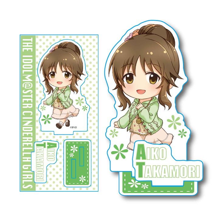 The Idolmaster Cinderella Girls TEKUTOKO Acrylic Figur Part. 2 Takamori Aiko