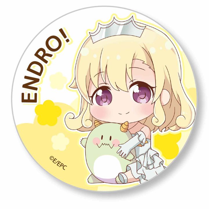 Endro! GyuGyutto Can Badge Princess Rona