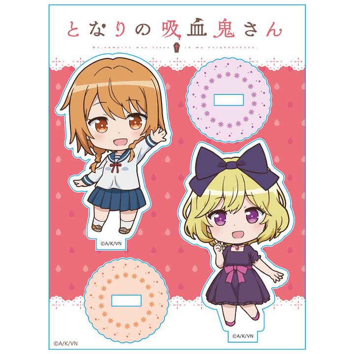 Ms. Vampire who lives in my neighborhood Pair Acrylic Stand Hinata & Ellie