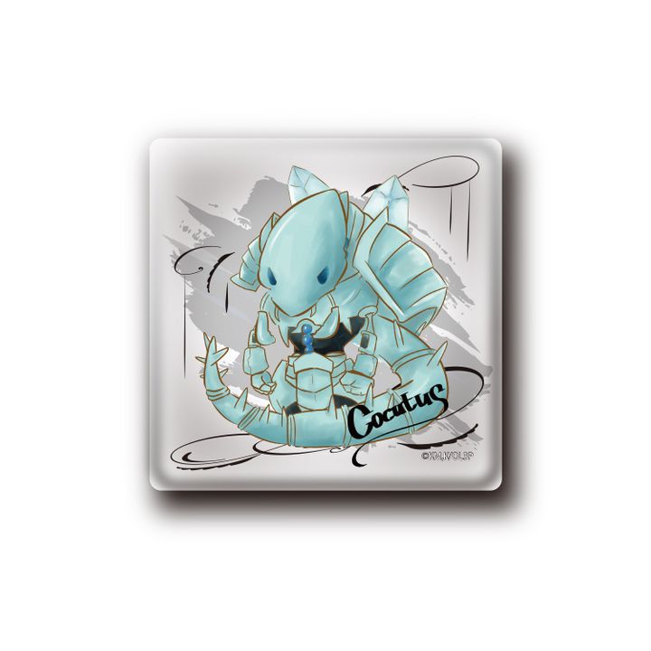 Overlord III Square Can Badge Cocutus