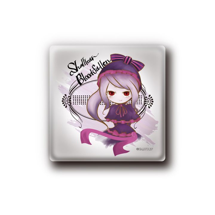 Overlord III Square Can Badge Shalltear Bloodfallen